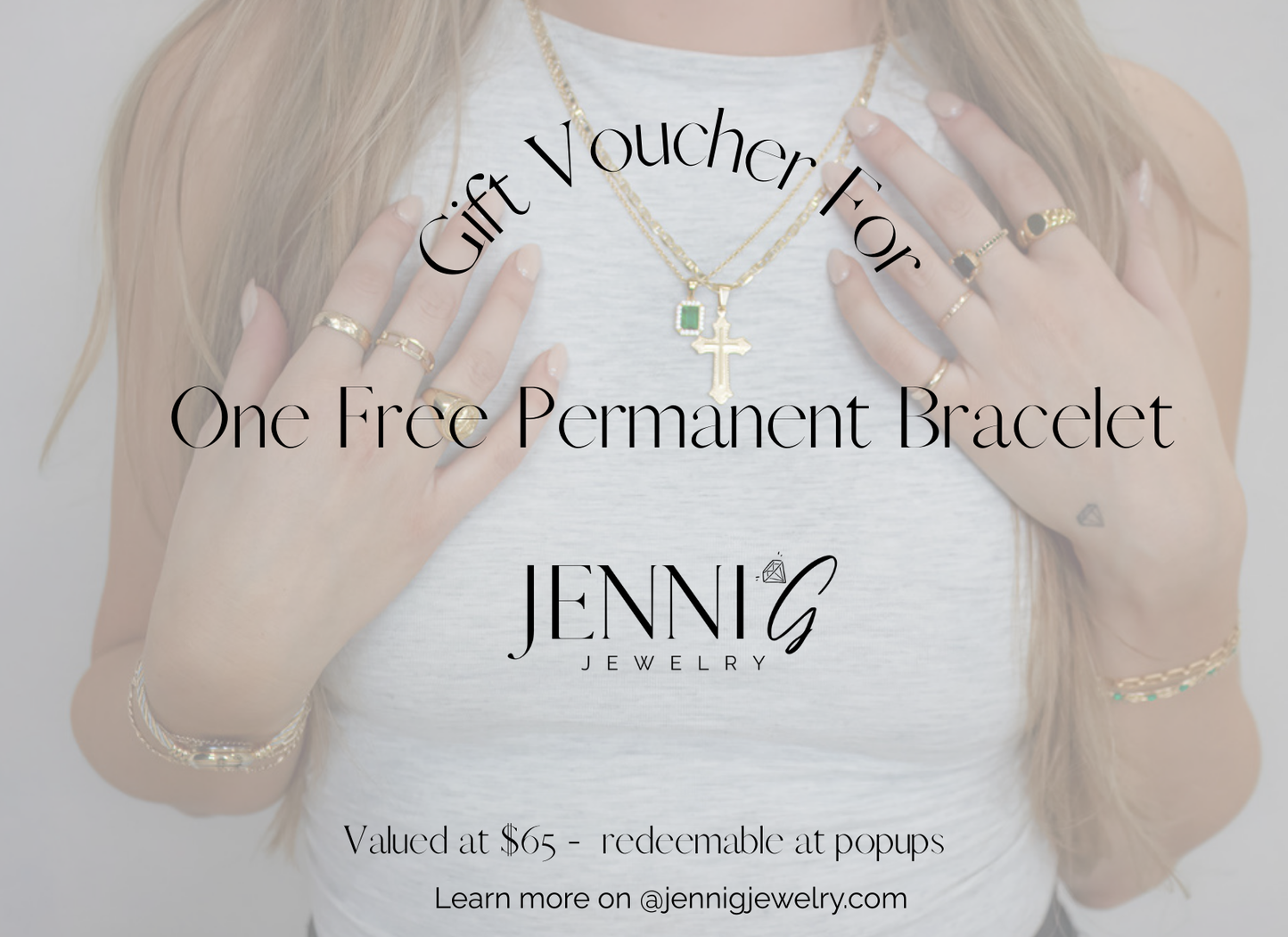 Permanent Bracelet Experience Gift Card