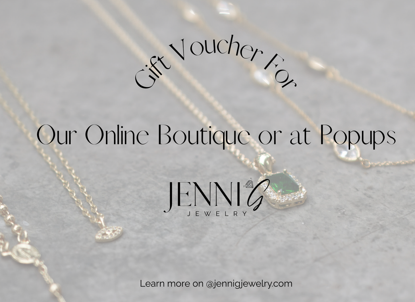 Jenni G Jewelry Gift Card