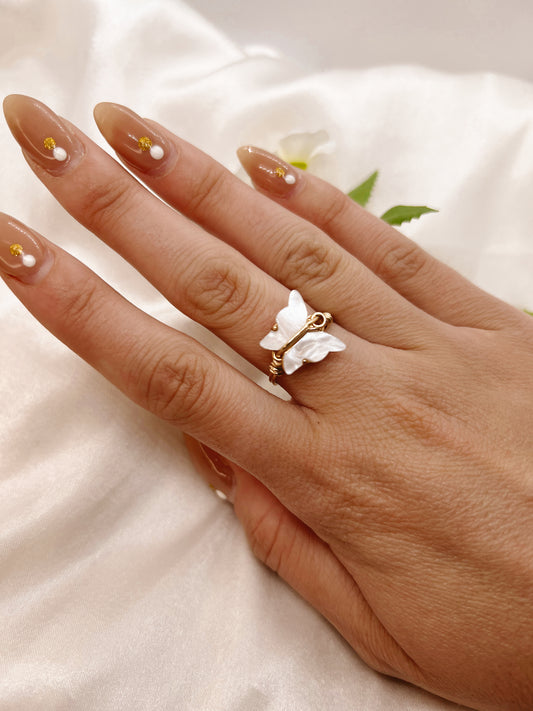 Butterfly Wire Wrapped Ring