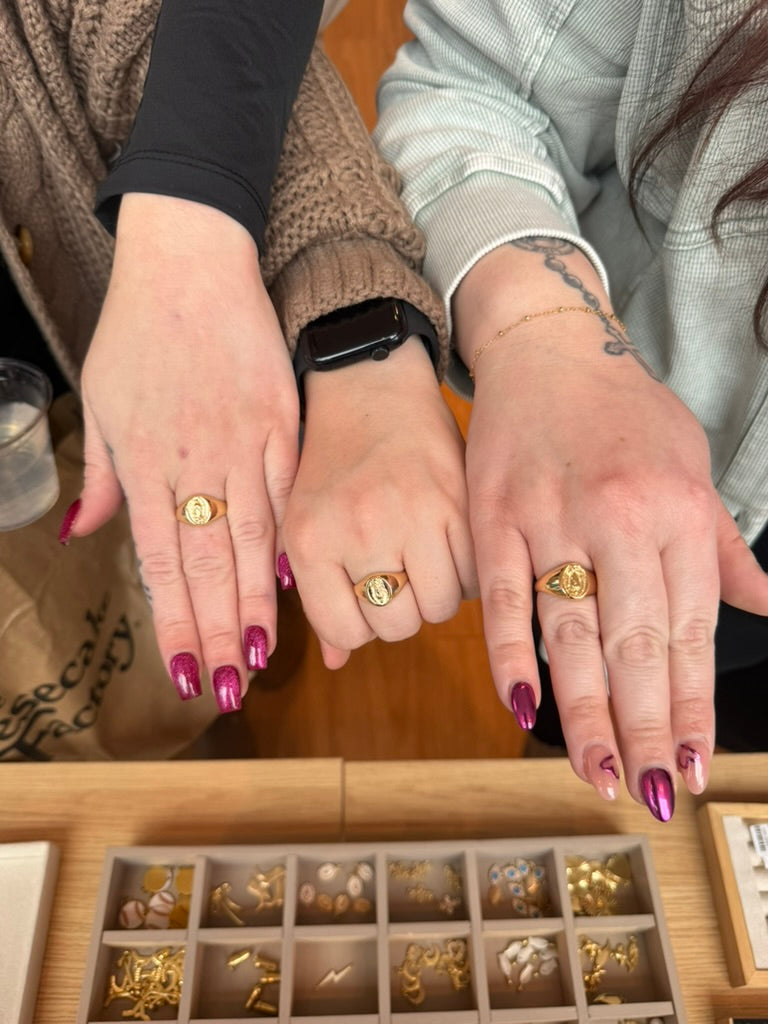 The Virgin Mary Signet Ring