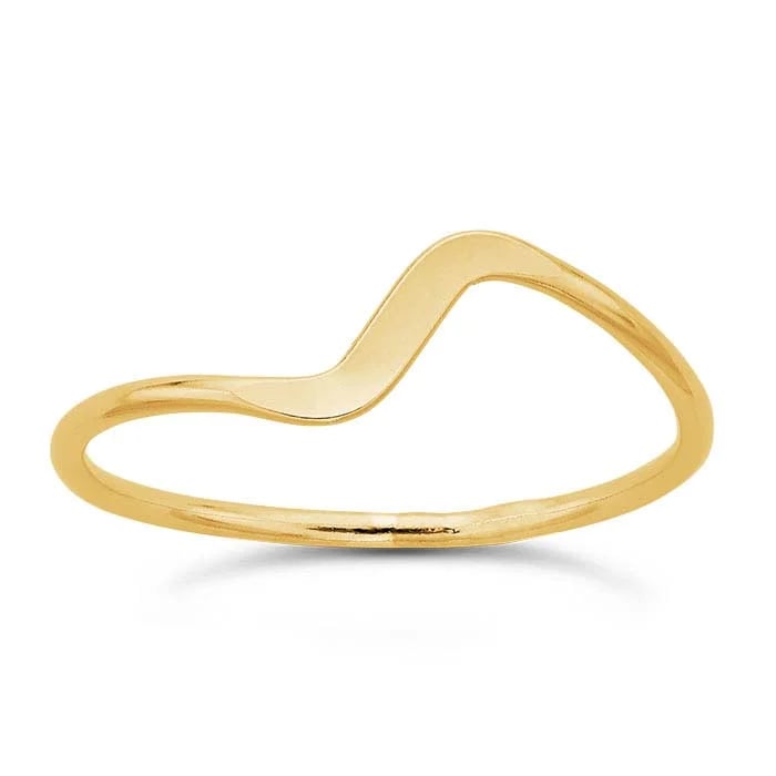 Flat Wave Ring