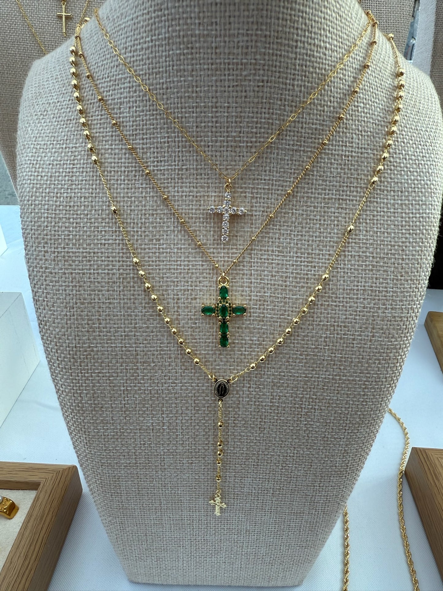 Harmony Rosary Bead Necklace