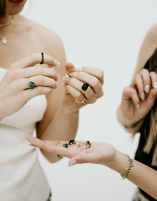 Black Stone Ring