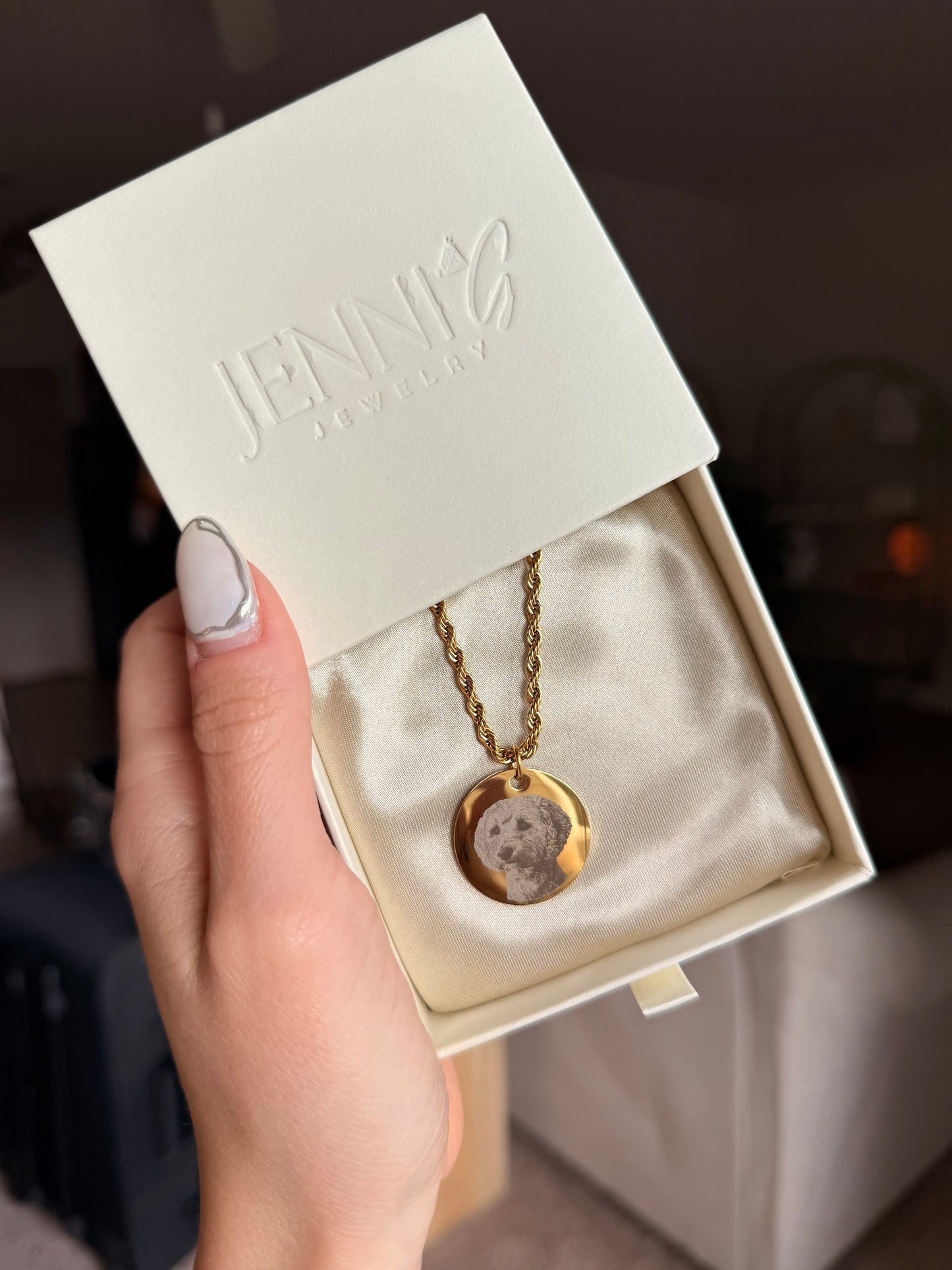 Engraved Animal Necklace