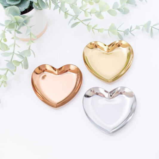 Engraved Heart Trinket Tray