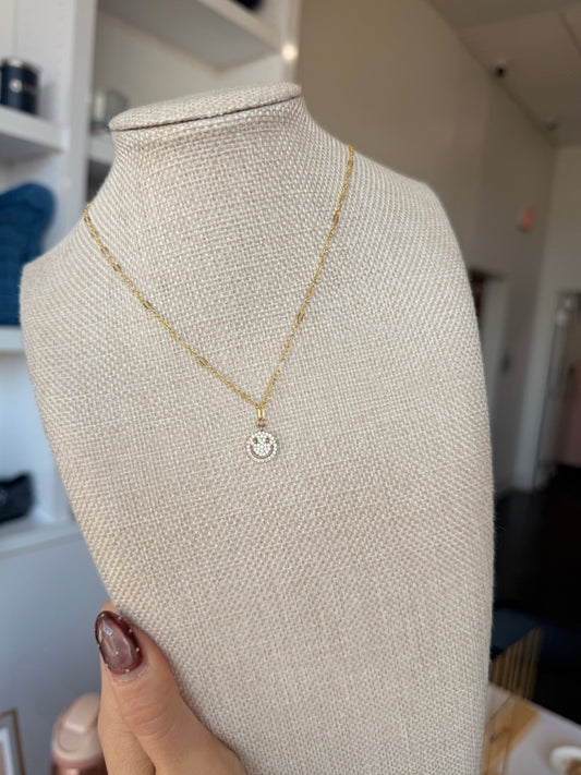 Smiley Necklace Happy Face