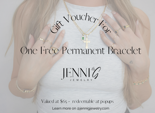 Permanent Bracelet Experience Gift Card