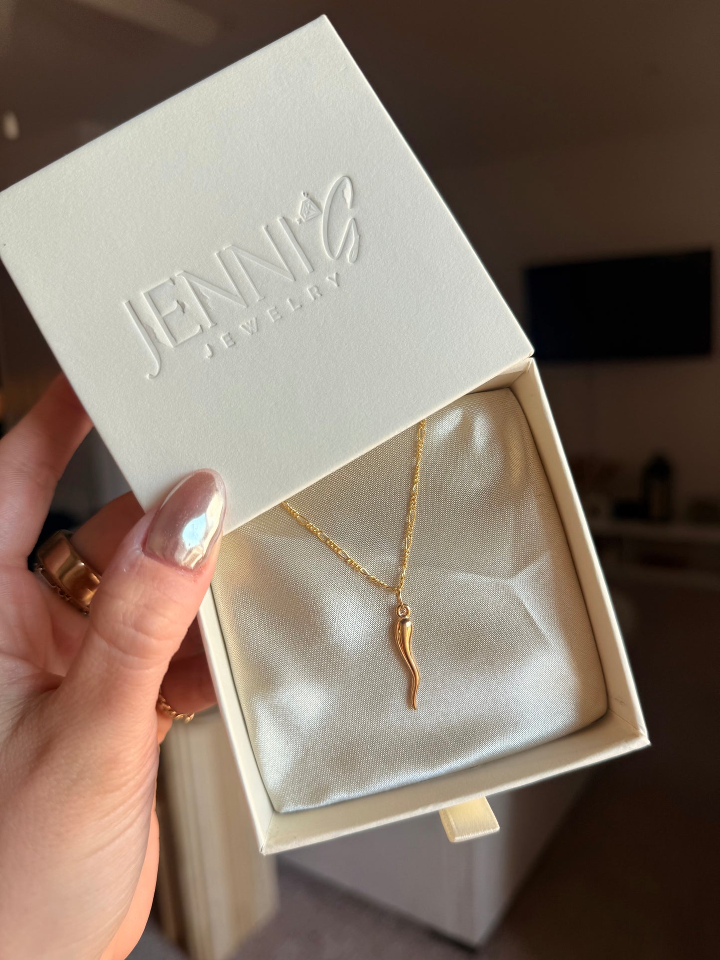 Italian Horn Necklace
