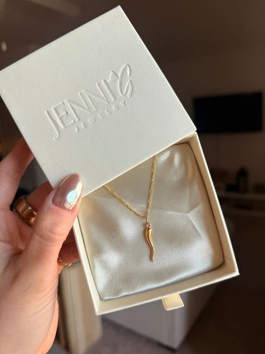 Italian Horn Necklace