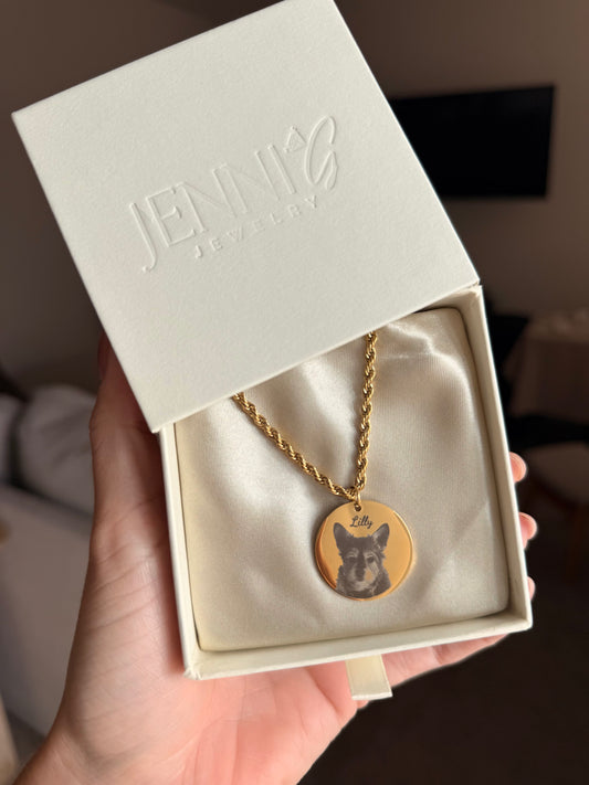 Engraved Animal Necklace