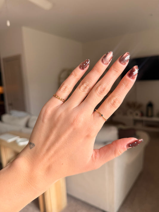 Black CZ Diamond Ring