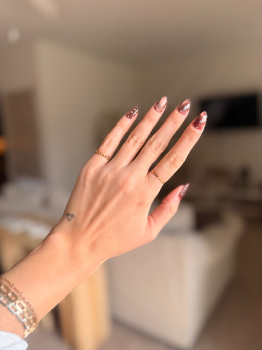 Hammered Stackable Ring