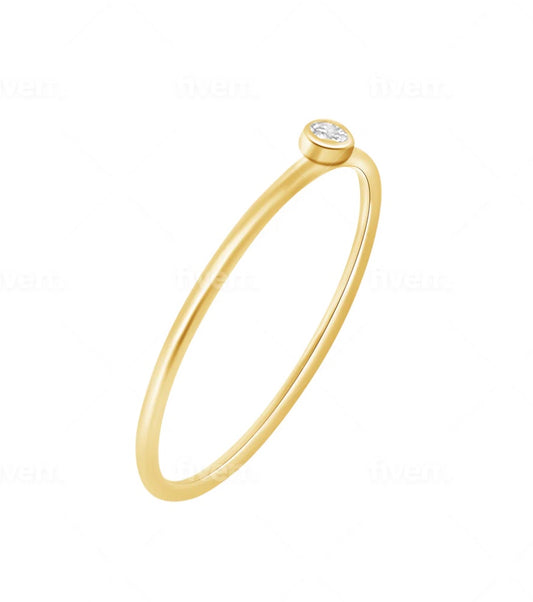 CZ Diamond Stackable Ring