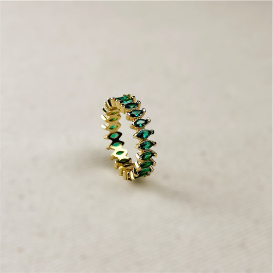 Marquise Emerald Ring