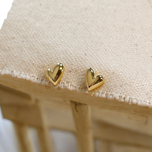 Baby Heart Studs