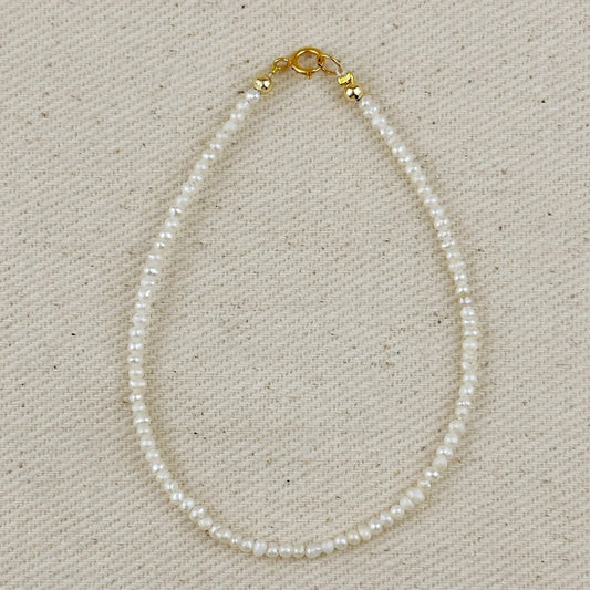Micro Freshwater Pearl Anklet