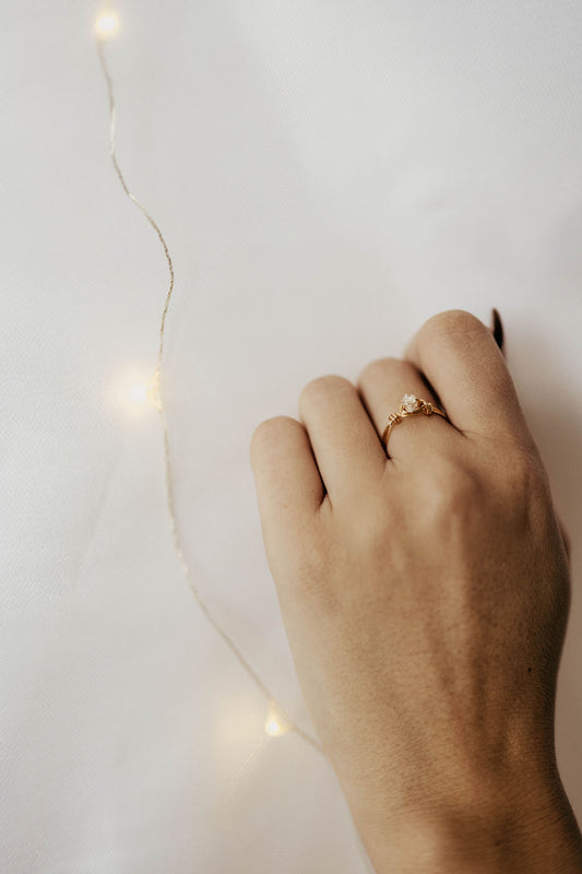 Herkimer Diamond Ring