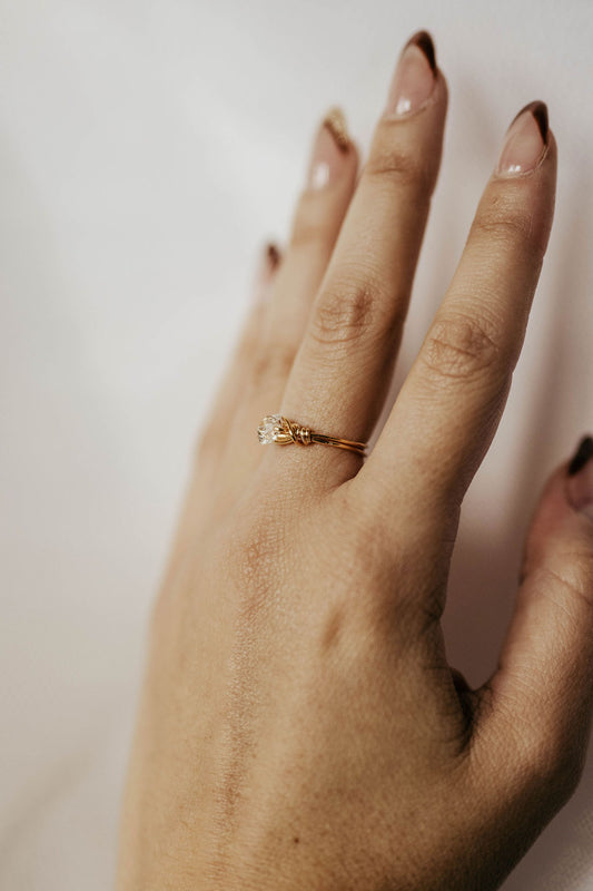 Herkimer Diamond Ring